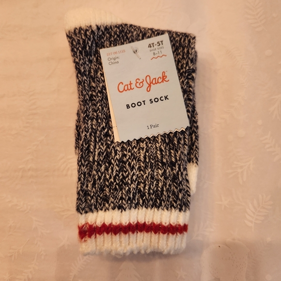 Cat & Jack Accessories Nwt Cat Jack Toddler Boot Socks Super Soft